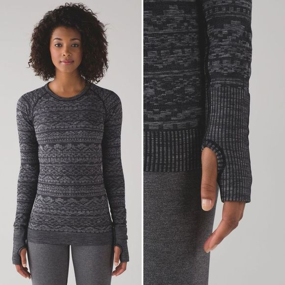 Lululemon Rest Less Long Sleeve
Pullover 2 Gray Womens Shirt Tech Top Thumbholes - Picture 2 of 11